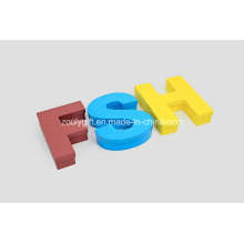 Personalisierte Pappe Display Letter Raster Boxen Display geformt Schmuckschatullen